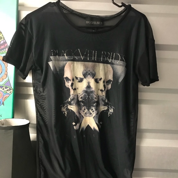 Black Veil Brides Mesh Shirt | Poshmark